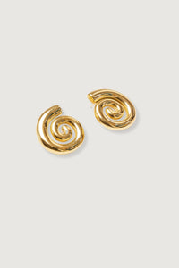 Thumbnail for GOLD CONCH SHELL EARRINGS - STUDIO JO STORE  