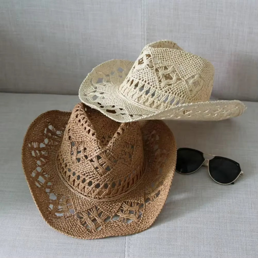 WOVEN COWGIRL HAT - MULTIPLE COLOURS - STUDIO JO STORE  
