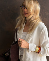 Thumbnail for Molten Frequency Cuff Bracelet– 18k Gold or Silver