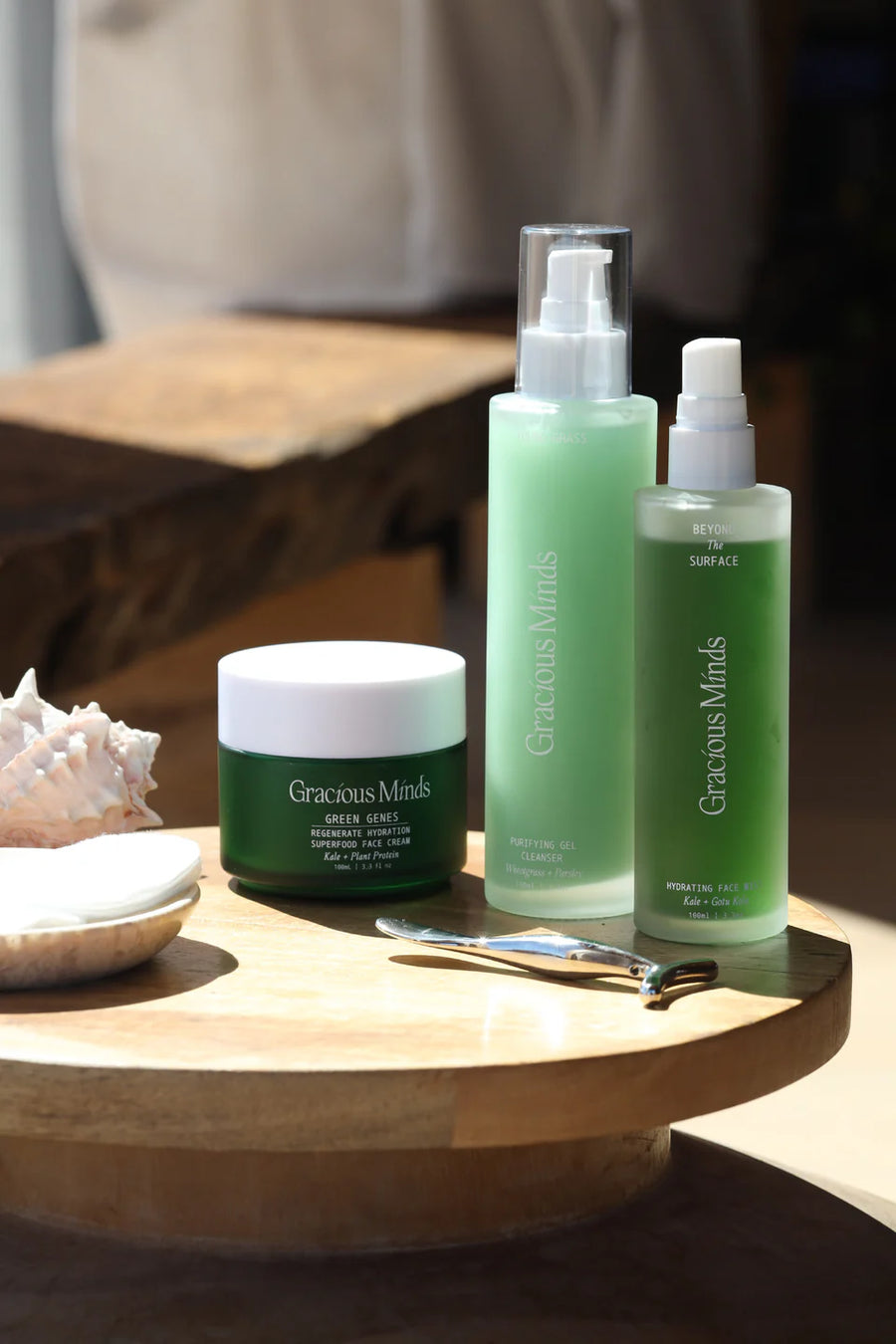 GRACIOUS MINDS – GREEN GENES SUPERFOOD FACE CREAM MOISTURISER - STUDIO JO STORE  