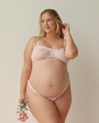 Thumbnail for MANE INTIMATES - CHELSEA LACE BRA - BABY PINK - STUDIO JO STORE  