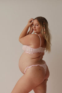 Thumbnail for Mane Intimates Chelsea lace Underwear - Baby Pink