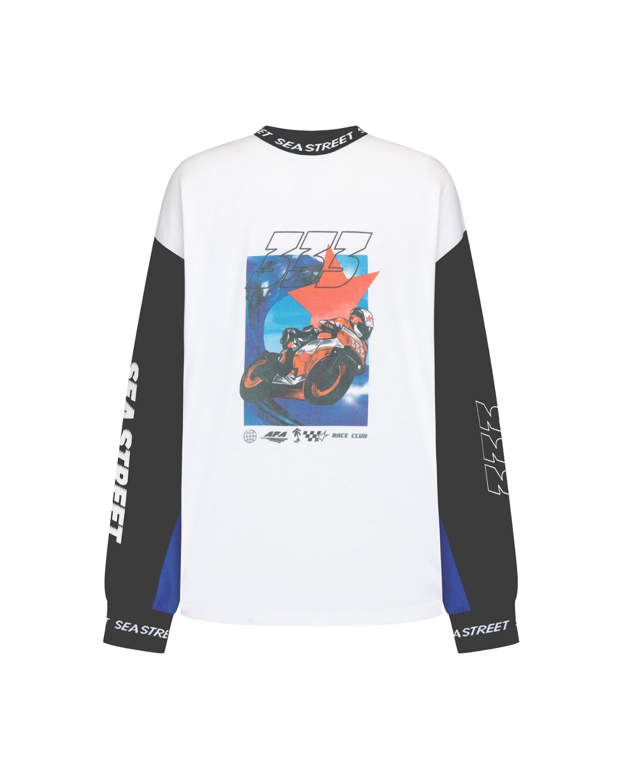 Sea Street - Moto Long Sleeve Tee - STUDIO JO STORE  