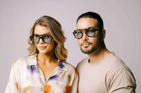Thumbnail for Reecy Sunglasses - The Malone - Brûlée Blue lense