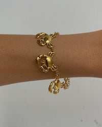 Thumbnail for CANCER CRAB CHARM BRACELET 18K GOLD - STUDIO JO STORE  