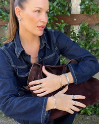 Thumbnail for Ember Wave Cuff Bracelet – Platinum Silver