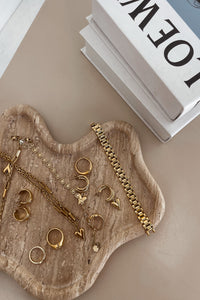 Thumbnail for Gold watch link chain bracelet by TEGAN RAE JEWELLERY featuring a sleek, interconnected design for stylish wear.