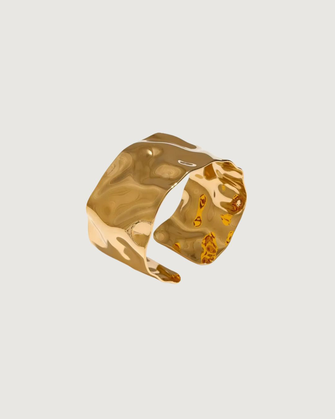 Molten Frequency Cuff Bracelet– 18k Gold Or Silver