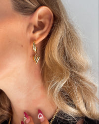 Thumbnail for CUPID HEART EARRINGS GOLD - STUDIO JO STORE  