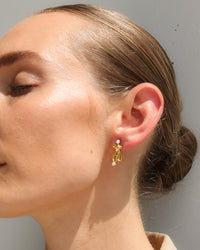 Thumbnail for GOLD CURVY LADY STUD EARRINGS - STUDIO JO STORE  