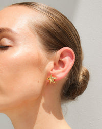 Thumbnail for GOLD STARFISH STUD EARRINGS 18K GOLD - STUDIO JO STORE  