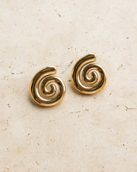 Thumbnail for GOLD CONCH SHELL EARRINGS - STUDIO JO STORE  
