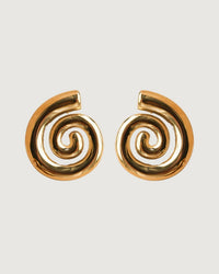 Thumbnail for GOLD CONCH SHELL EARRINGS - STUDIO JO STORE  
