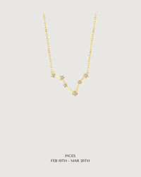 Thumbnail for CELESTIAL POWER: GOLD ZODIAC STAR SIGN NECKLACE COLLECTION - STUDIO JO STORE  