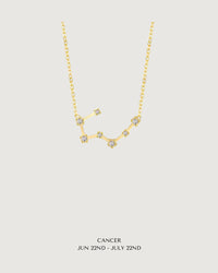 Thumbnail for CELESTIAL POWER: GOLD ZODIAC STAR SIGN NECKLACE COLLECTION - STUDIO JO STORE  