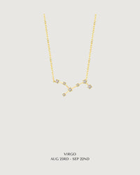 Thumbnail for CELESTIAL POWER: GOLD ZODIAC STAR SIGN NECKLACE COLLECTION - STUDIO JO STORE  