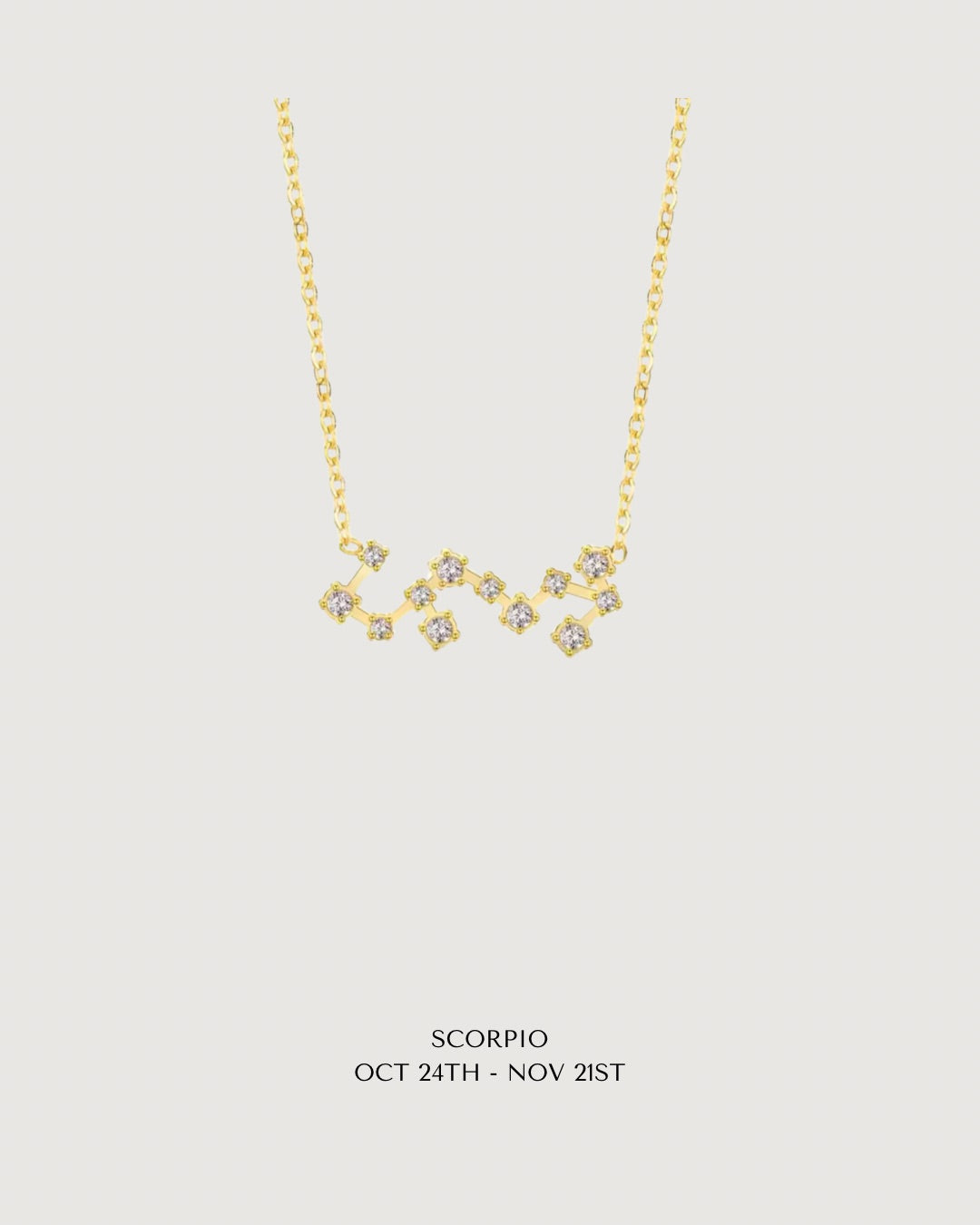 CELESTIAL POWER: GOLD ZODIAC STAR SIGN NECKLACE COLLECTION - STUDIO JO STORE  