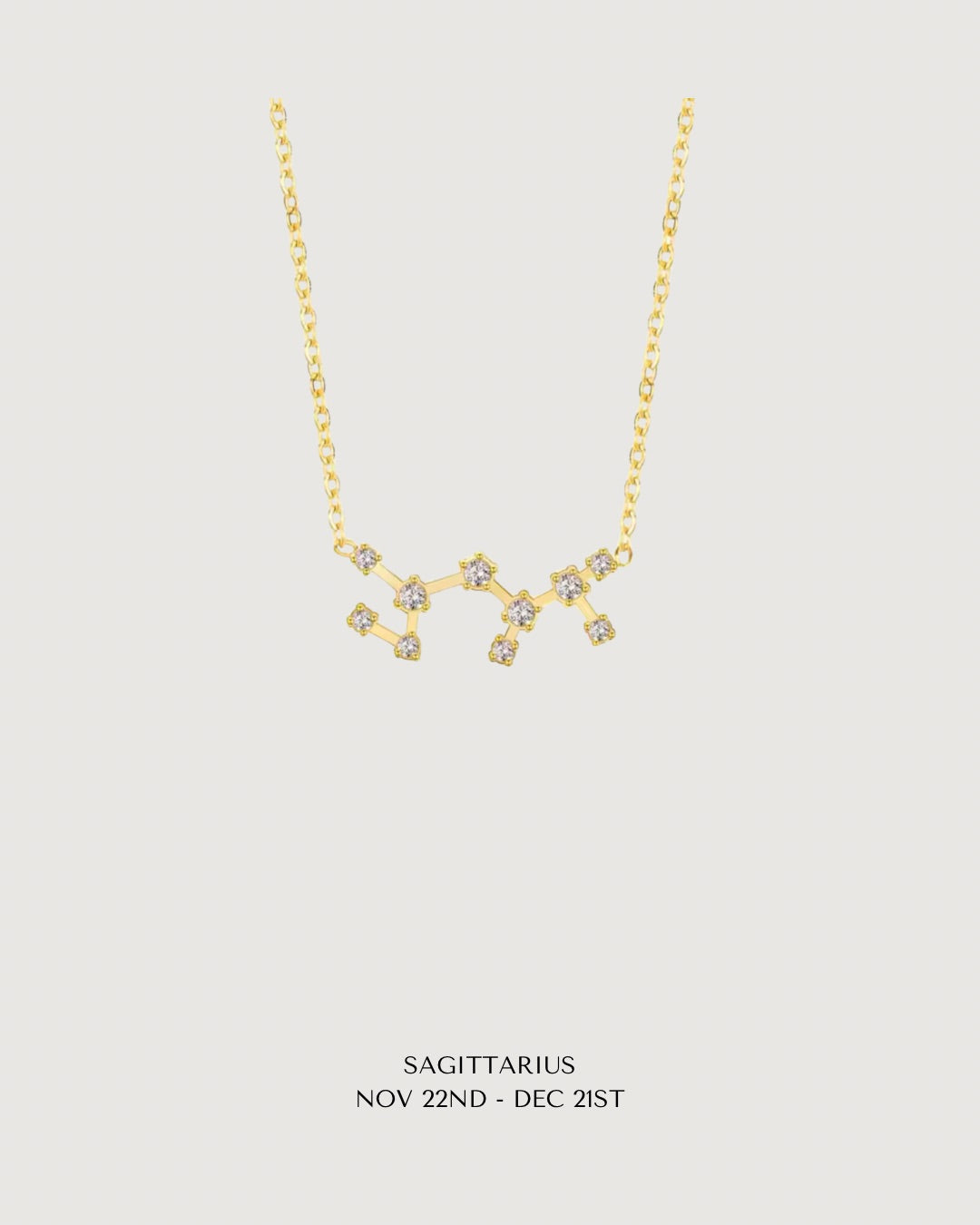 CELESTIAL POWER: GOLD ZODIAC STAR SIGN NECKLACE COLLECTION - STUDIO JO STORE  