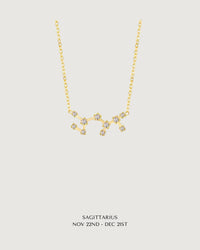 Thumbnail for CELESTIAL POWER: GOLD ZODIAC STAR SIGN NECKLACE COLLECTION - STUDIO JO STORE  