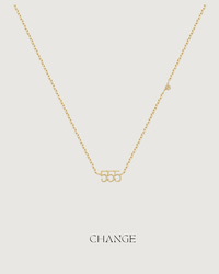 Thumbnail for ANGEL NUMBER 555 CHOKER NECKLACE - CHANGE - GOLD - STUDIO JO STORE  