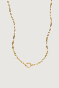 Thumbnail for GOLD LINK CHAIN CHARM NECKLACE - STUDIO JO STORE  