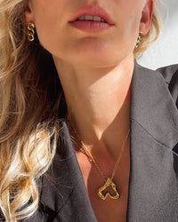 Thumbnail for HEART OF GOLD CHAIN NECKLACE 18K GOLD PVD - STUDIO JO STORE  