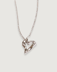 Thumbnail for HEART OF SILVER NECKLACE - STUDIO JO STORE  