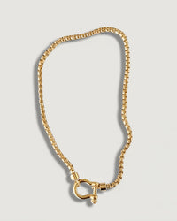 Thumbnail for SHACKLE STATMENT NECKLACE GOLD - STUDIO JO STORE  