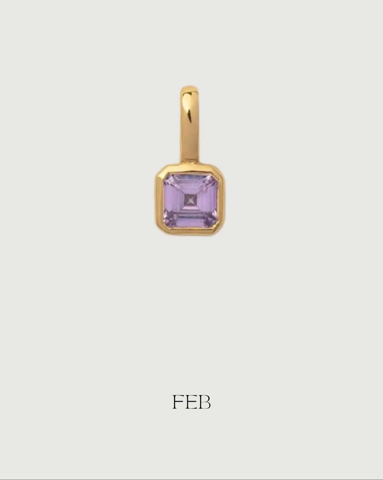 GOLD CHARM BIRTHSTONE MULTI - STUDIO JO STORE  