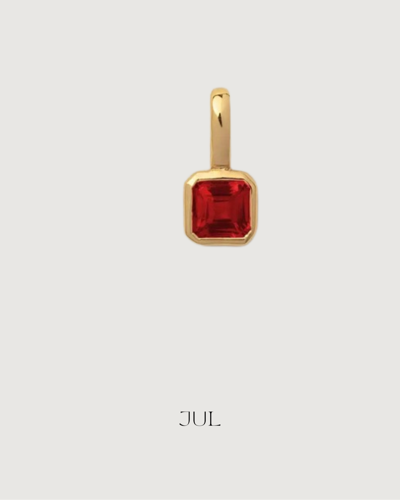 GOLD CHARM BIRTHSTONE MULTI - STUDIO JO STORE  