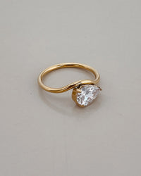 Thumbnail for TEARDROP DIAMOND RING 18K GOLD PVD - STUDIO JO STORE  