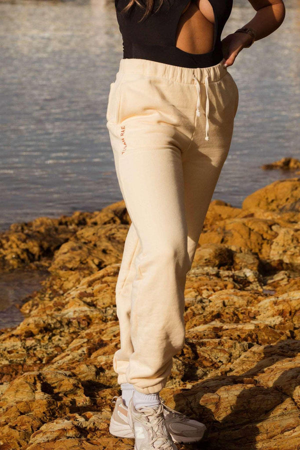 Tegan Rae Track Pant Butter Creme - STUDIO JO STORE  