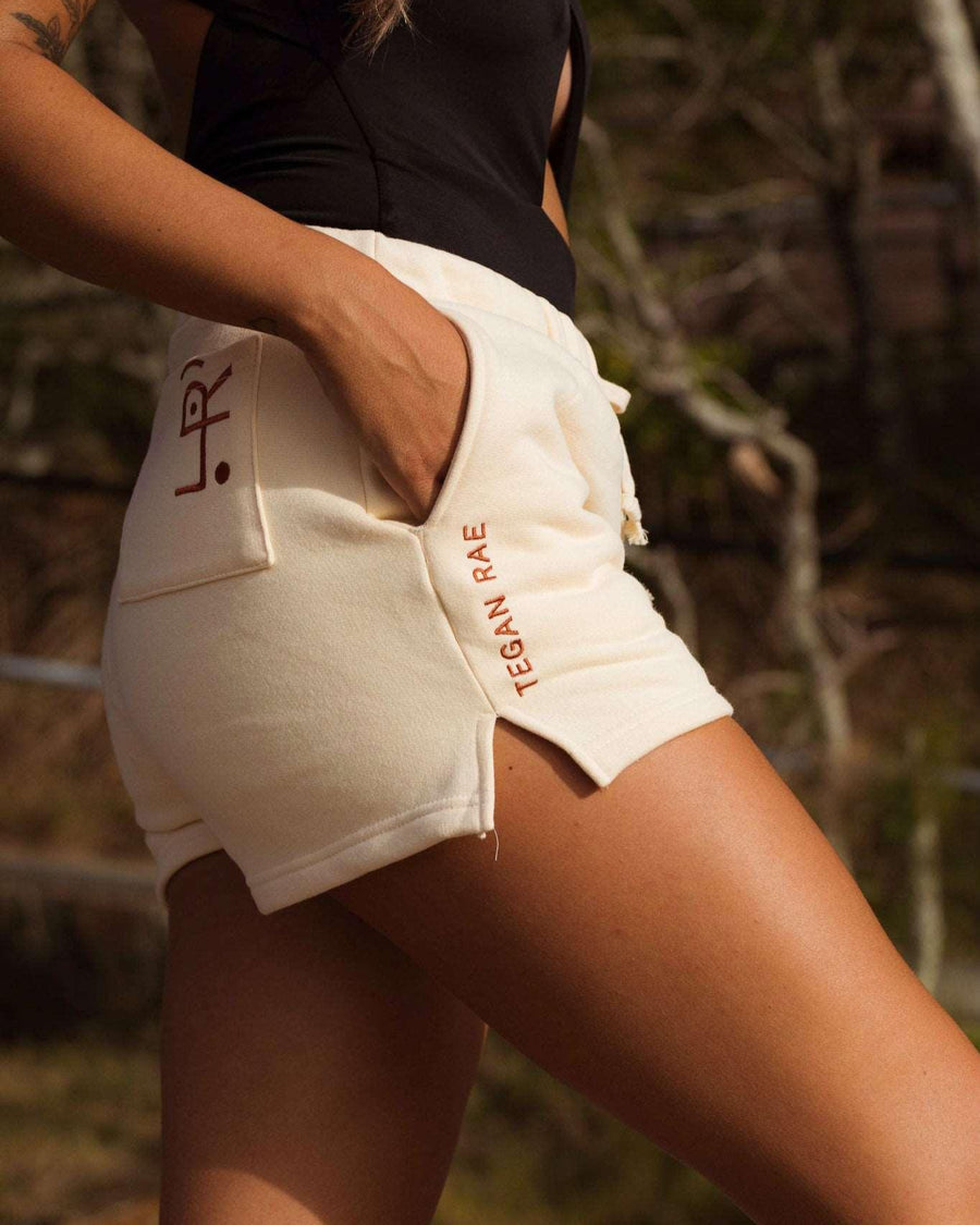 Tegan Rae Track Short Butter - STUDIO JO STORE  
