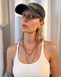 Thumbnail for Solar Flare Heart Chain Necklace – 18K Gold PVD