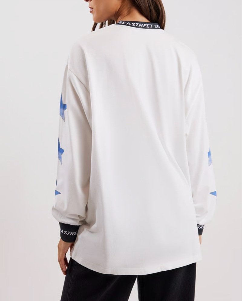 Sea Street - Tropic Moto Long Sleeve T-Shirt - STUDIO JO STORE  