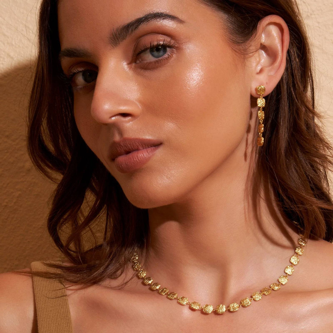 Emilia Gold Drop Earrings