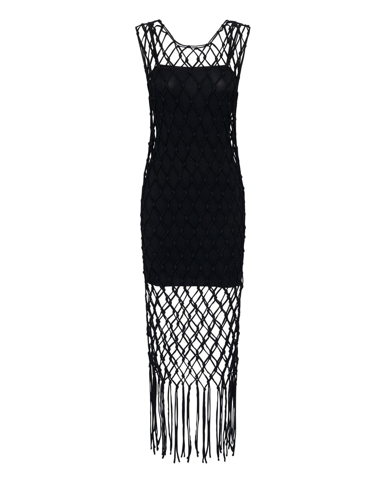 THIRD FORM THE NET TANK DRESS BLACK - STUDIO JO STORE  
