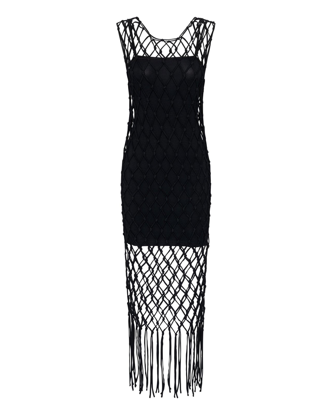 Third Form The Net Tank Dress Black - STUDIO JO STORE